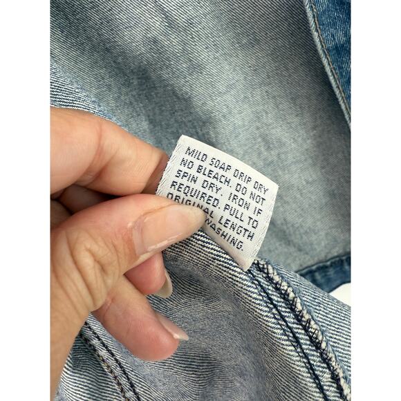 Calvin Klein Vtg. 80’s 90’s Denim Trucker Jacket Women S Estimated Grunge Jean - Picture 8 of 9